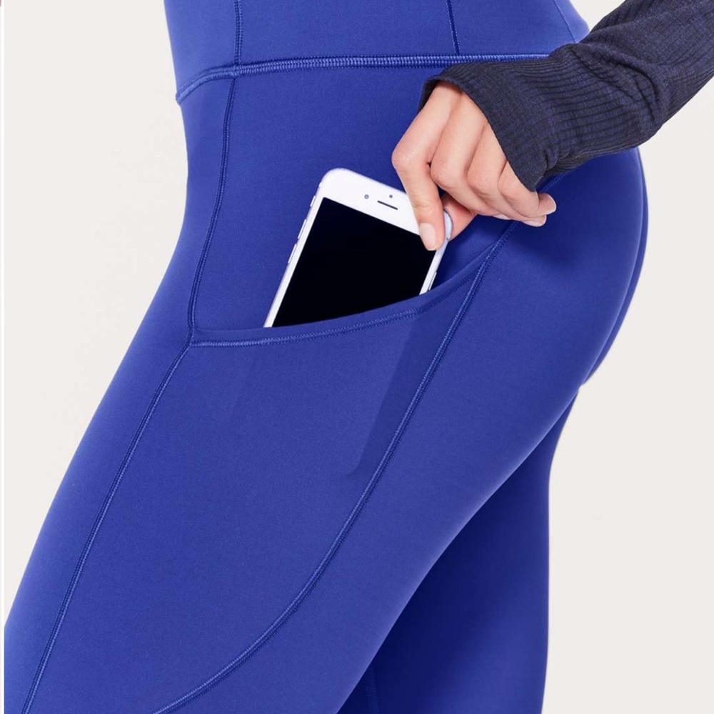 Lululemon fast & free 7/8 25” tight II nulux psychic blue - Picture 6 of 16